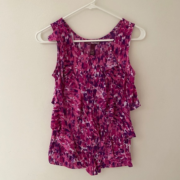 Epic Threads Sleeveless Ruffle Blouse - Picture 2 of 3